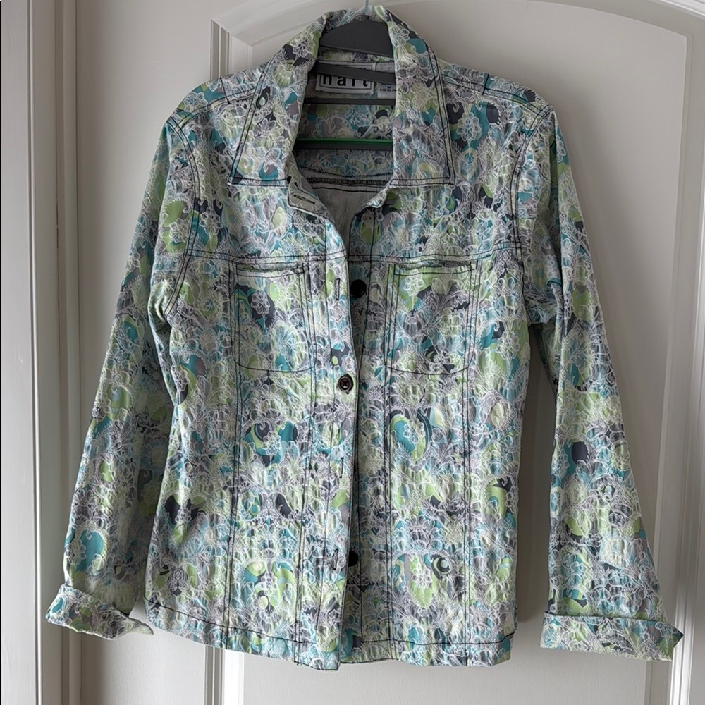 Beautiful Women's Multicolor Patterned Jacket By … - image 1